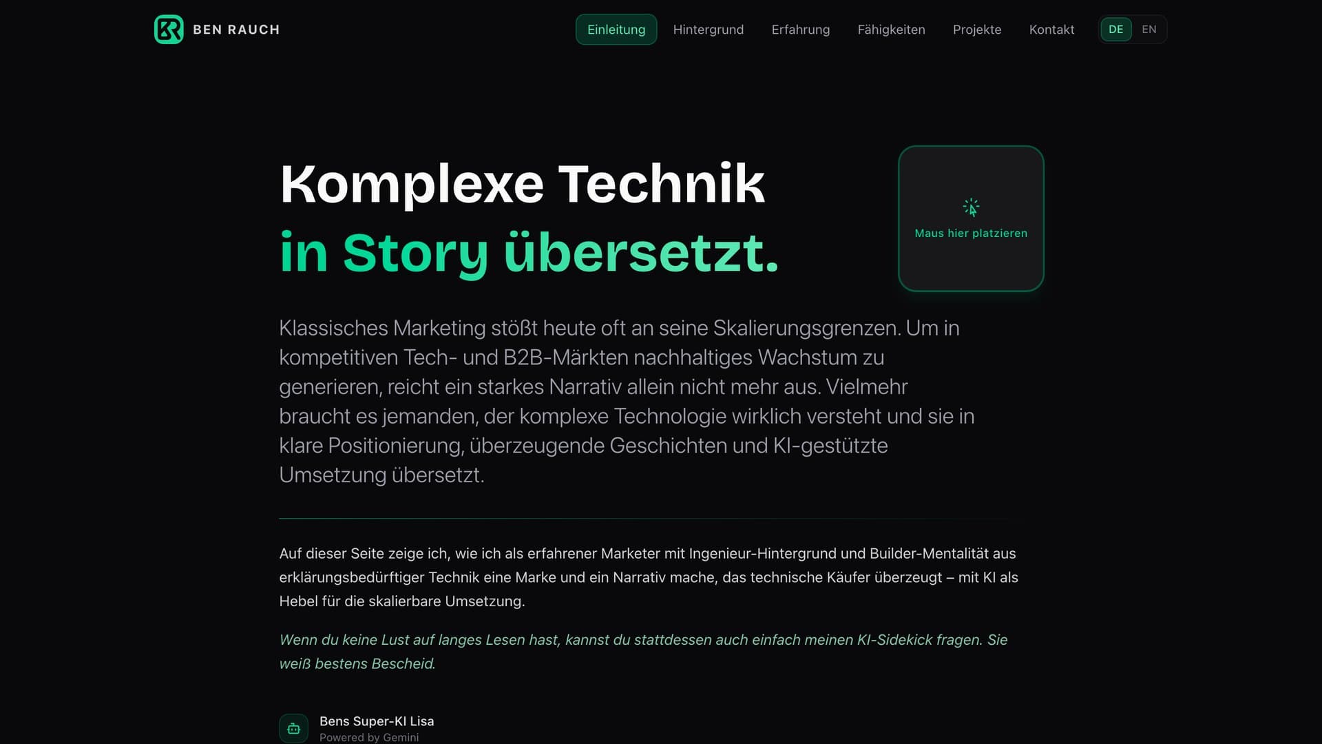 Portfolio-Website benjamin-rauch.de